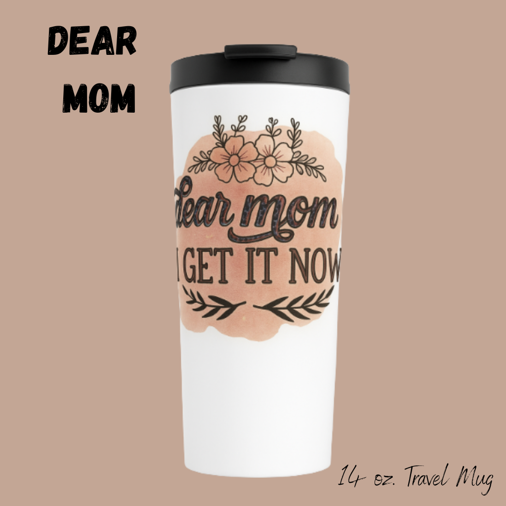 Love in Every Sip Mug – Mother’s Day Gift for Mom | Ceramic Coffee Mug & Travel Mug with Heartfelt Quotes