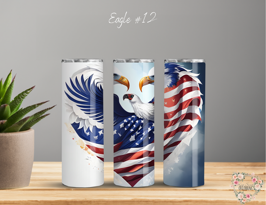  Unique styles, from fierce tribal eagles to soft, artistic interpretations, all radiating American pride. 