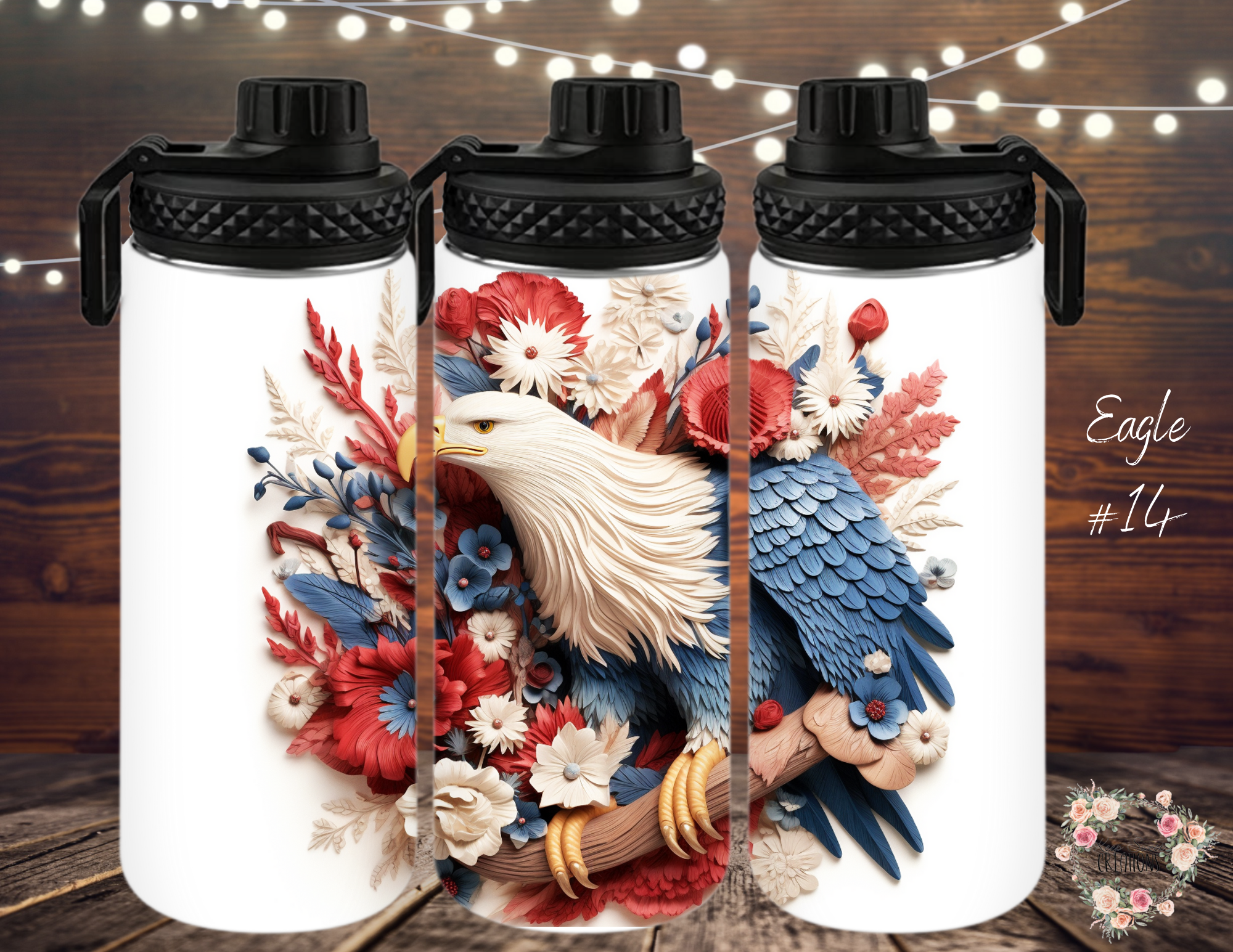  Unique styles, from fierce tribal eagles to soft, artistic interpretations, all radiating American pride. 