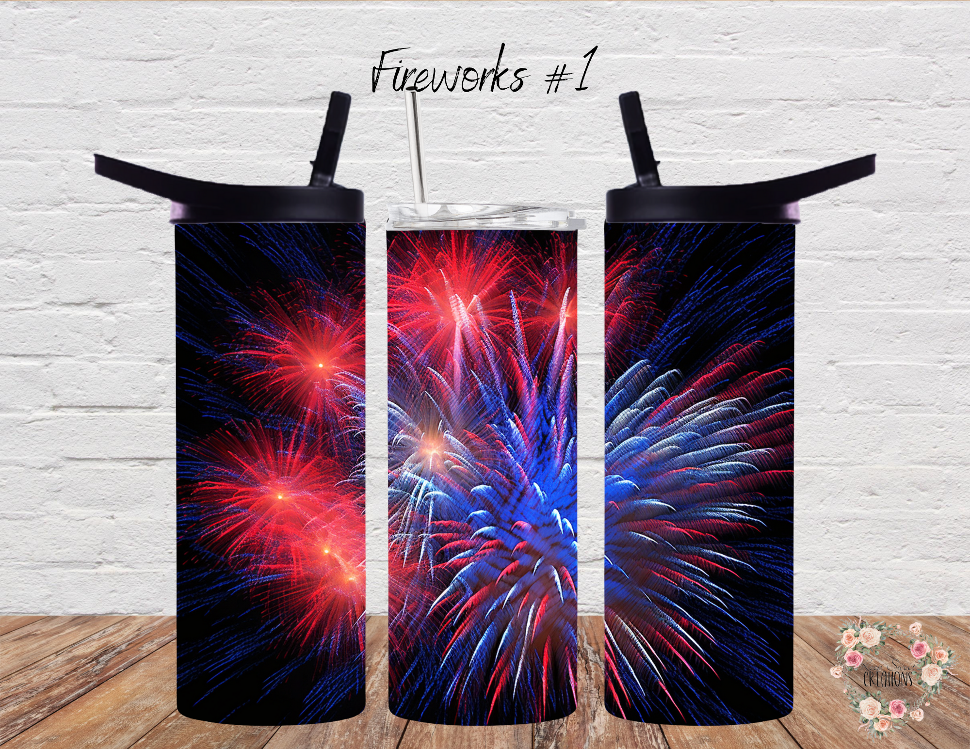 Light up your celebrations with these Fireworks Patriotic Tumblers! 🎆🇺🇸 Featuring dazzling red, white, and blue fireworks bursting against a dark sky, these tumblers bring the energy of July 4th, Memorial Day, and all things American pride! Perfect for summer BBQs, patriotic gatherings, and anyone who loves a bold, festive design. Available in multiple tumbler sizes to match your celebration style!