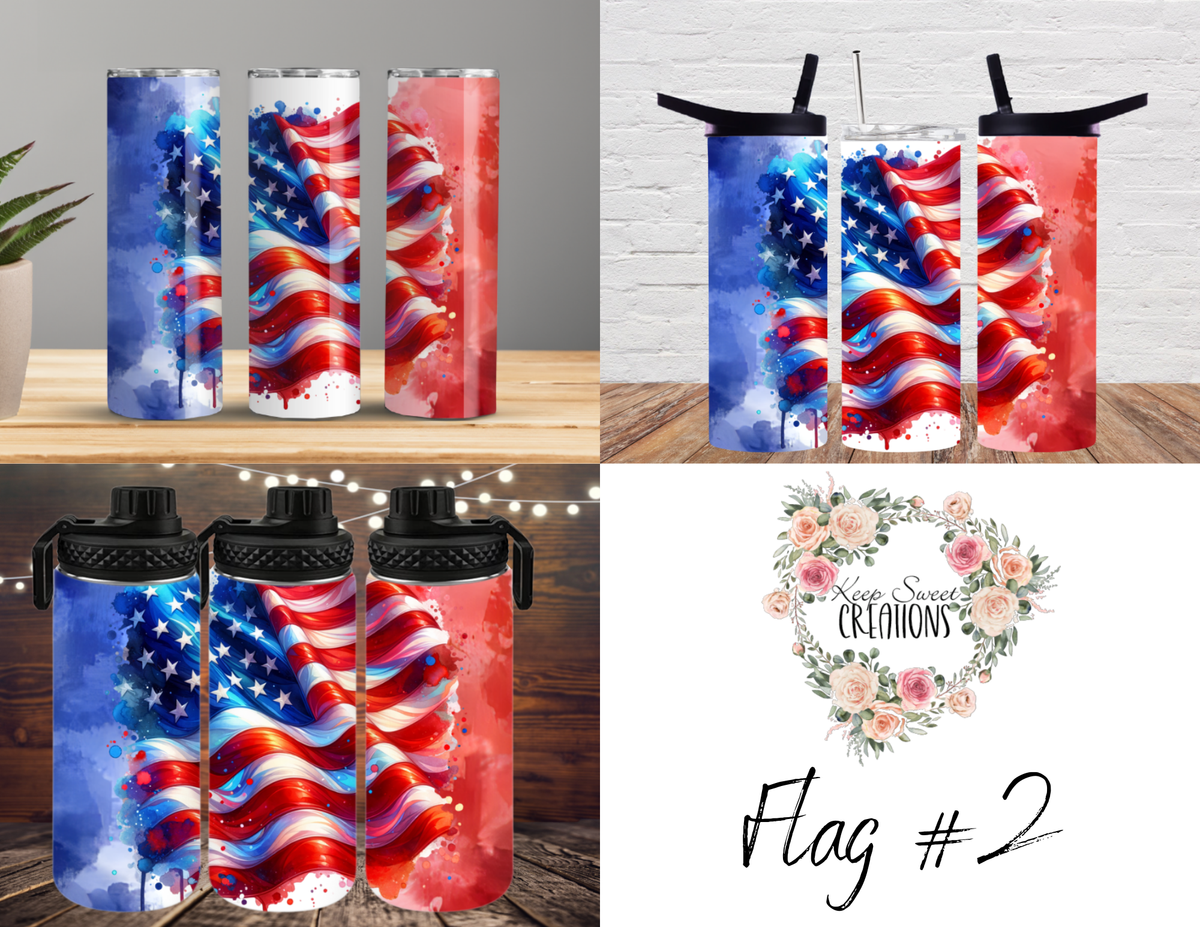 🤍 Flag #2 – A bold, high-contrast American flag design, perfect for making a statement! ❤️💙