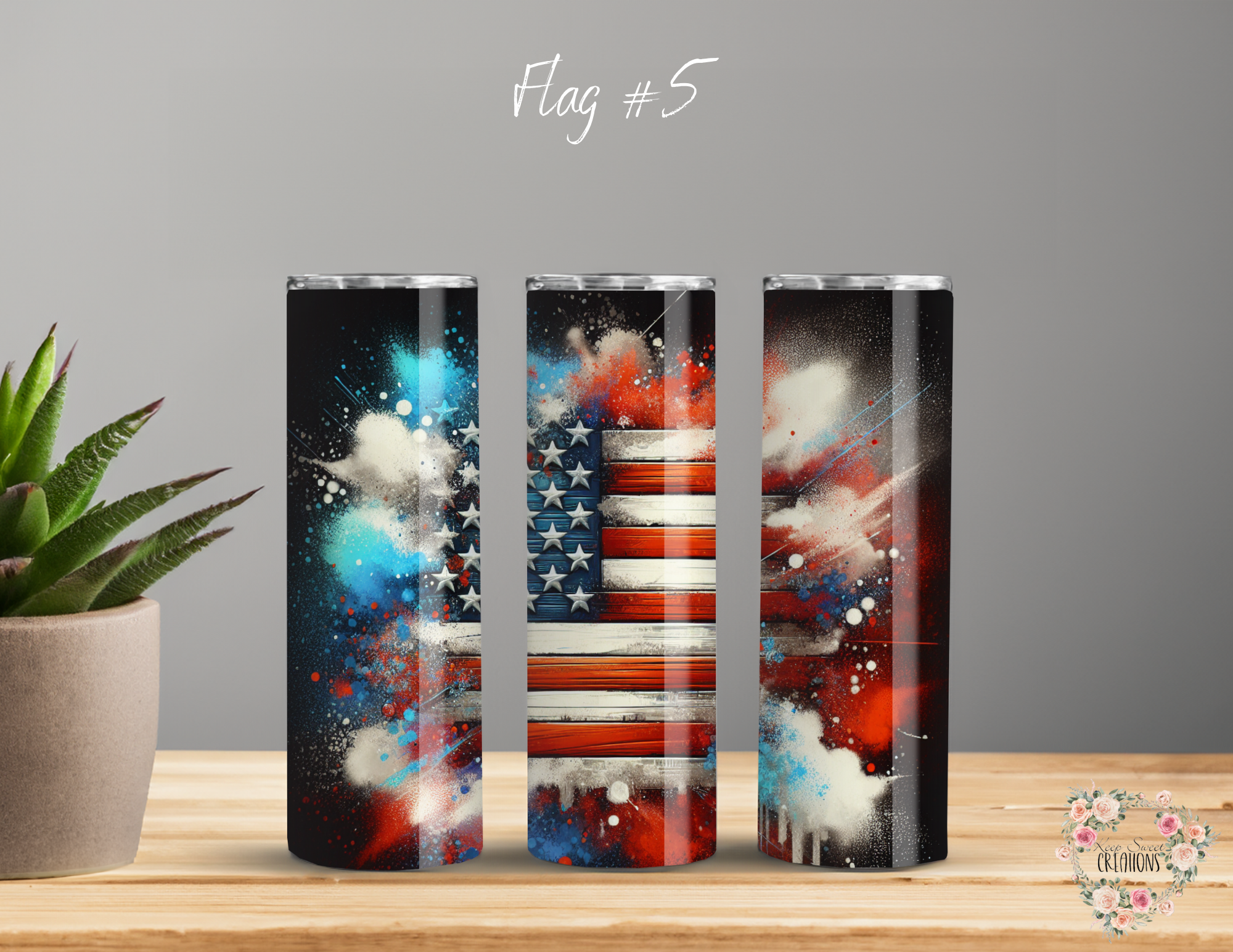 🤍 Flag #5 – A vibrant flag bursting with color and fireworks, capturing the spirit of celebration! ❤️💙