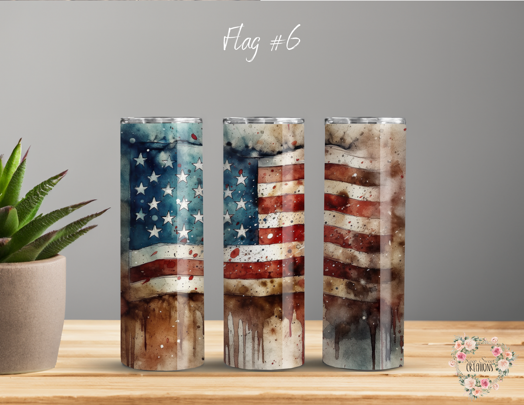 🤍 Flag #6 – Rustic barn wood flag design, perfect for country and farmhouse lovers. ❤️💙