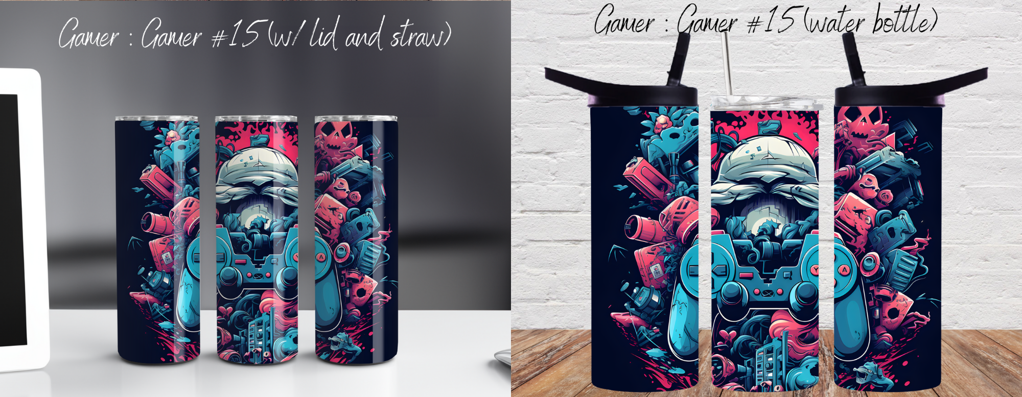 Gamers – Gamer Tumbler Collection