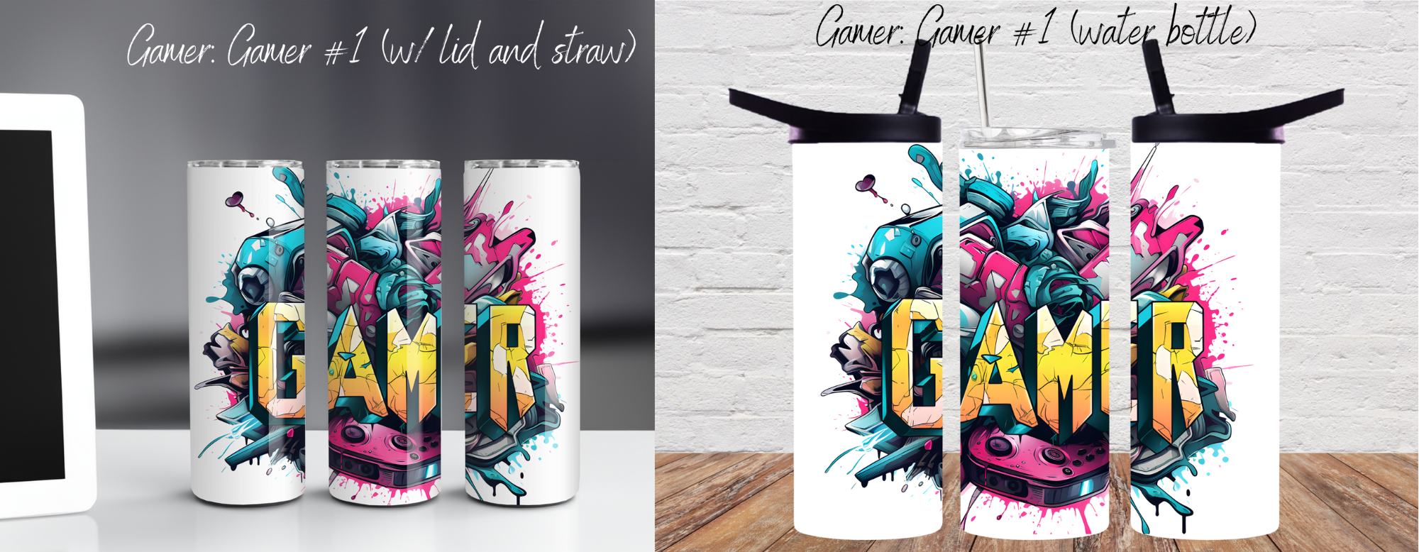 Gamers – Gamer Tumbler Collection