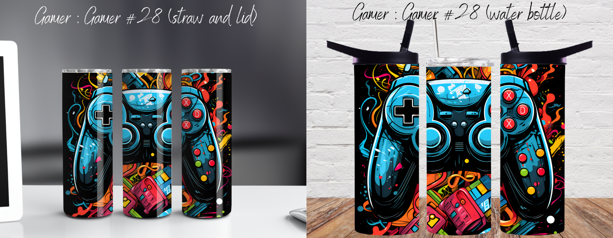 Gamers – Gamer Tumbler Collection
