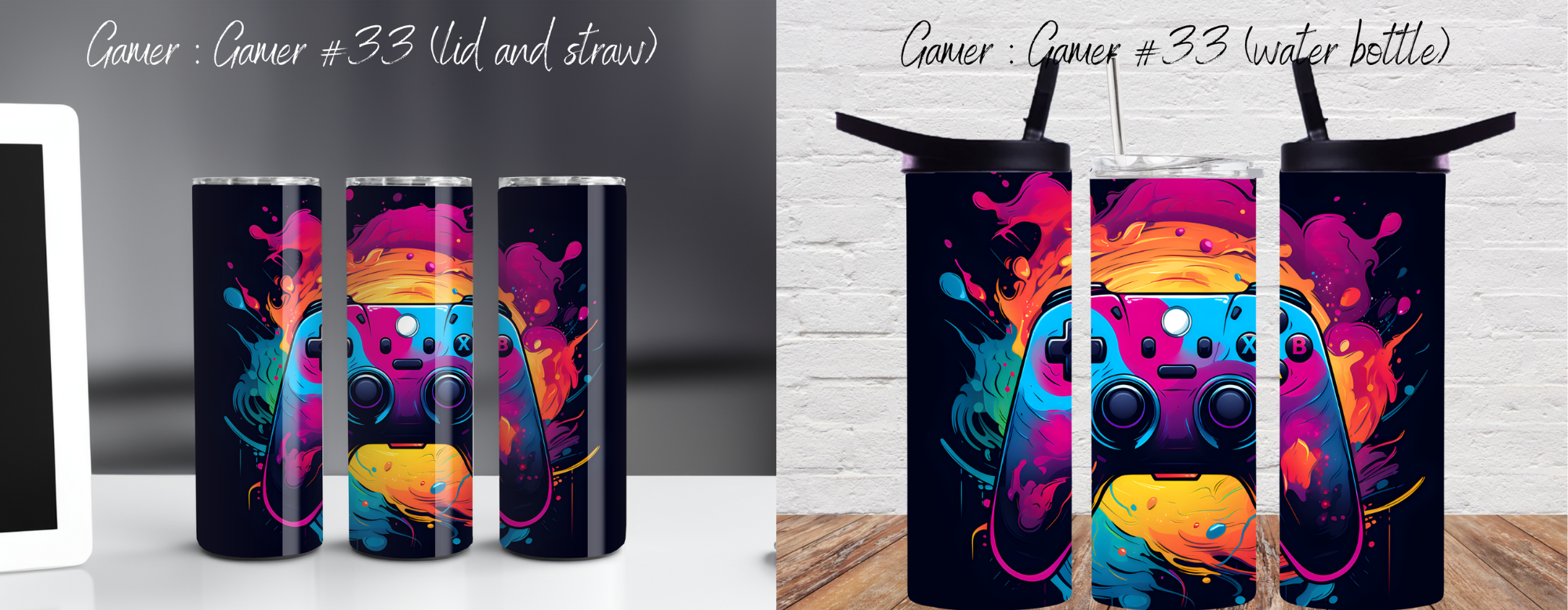 Gamers – Gamer Tumbler Collection