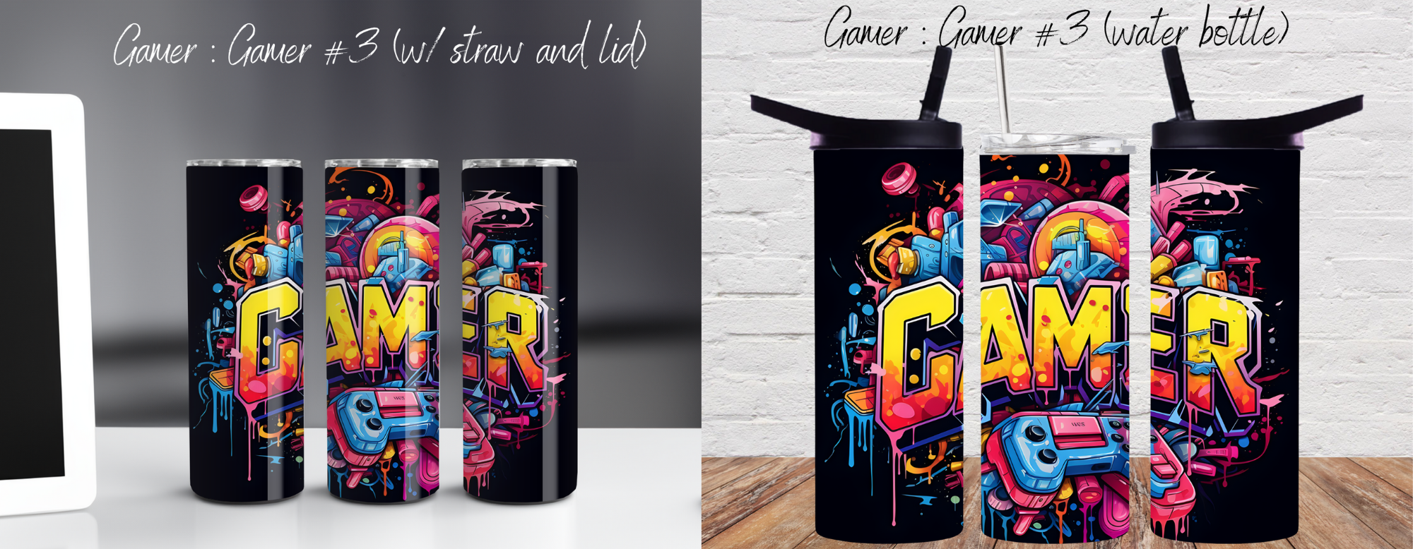 Gamers – Gamer Tumbler Collection
