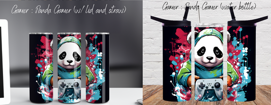 Panda Gamer Tumbler | Gamer Tumbler Collection
