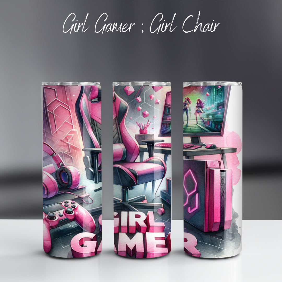 Gamer Girl Tumbler Collection | Cute & Stylish Gaming Drinkware
