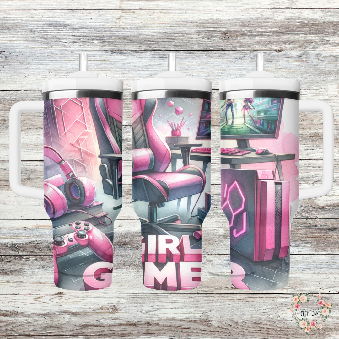 Gamer Girl Tumbler Collection | Cute & Stylish Gaming Drinkware