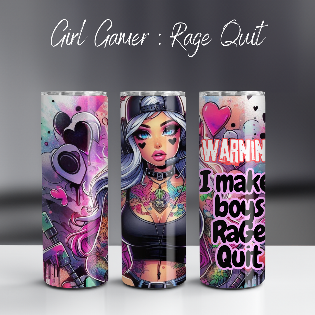 Gamer Girl Tumbler Collection | Cute & Stylish Gaming Drinkware