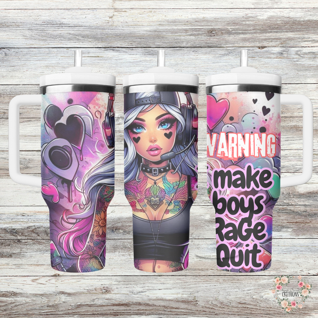 Gamer Girl Tumbler Collection | Cute & Stylish Gaming Drinkware