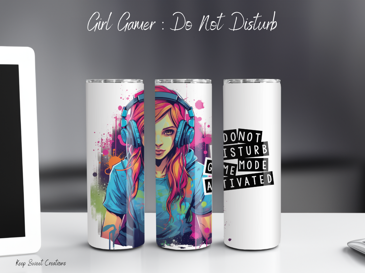 Gamer Girl Tumbler Collection | Cute & Stylish Gaming Drinkware
