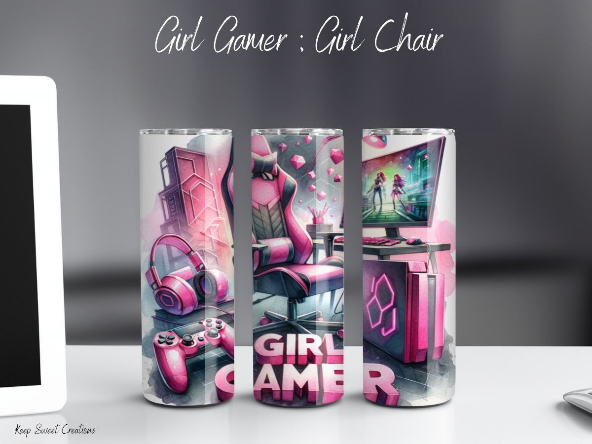 Gamer Girl Tumbler Collection | Cute & Stylish Gaming Drinkware