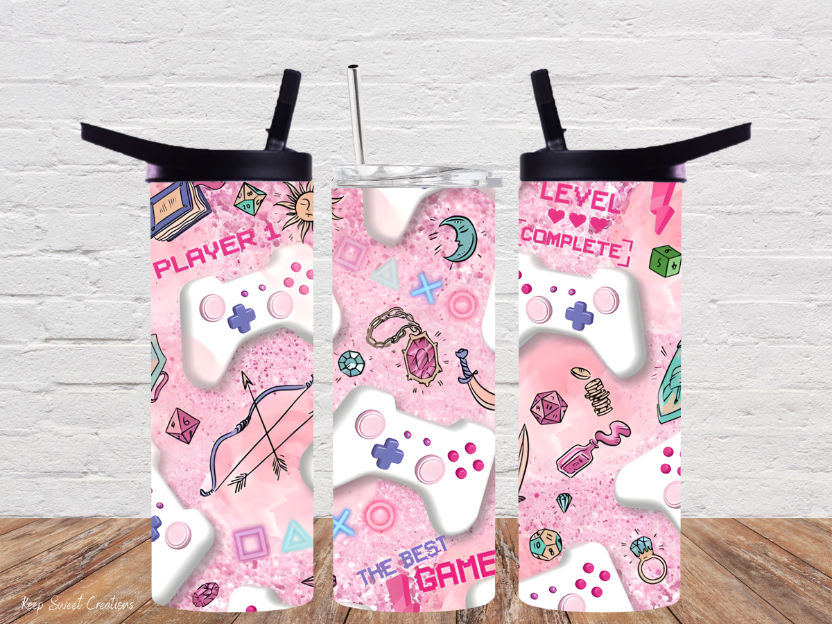 Gamer Girl Tumbler Collection | Cute & Stylish Gaming Drinkware