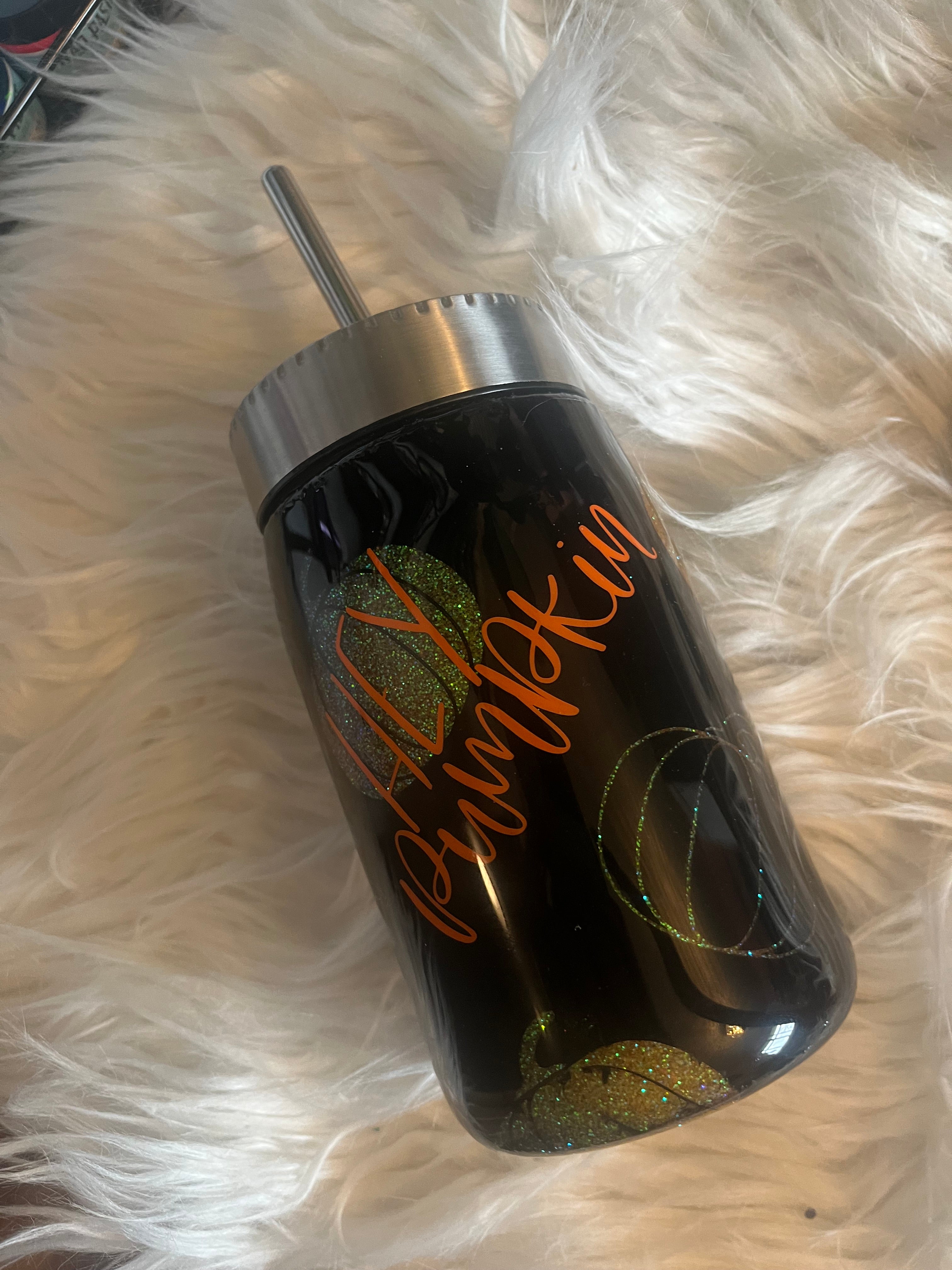 Hey Pumpkin Tumbler – Sassy Halloween Fall Cup