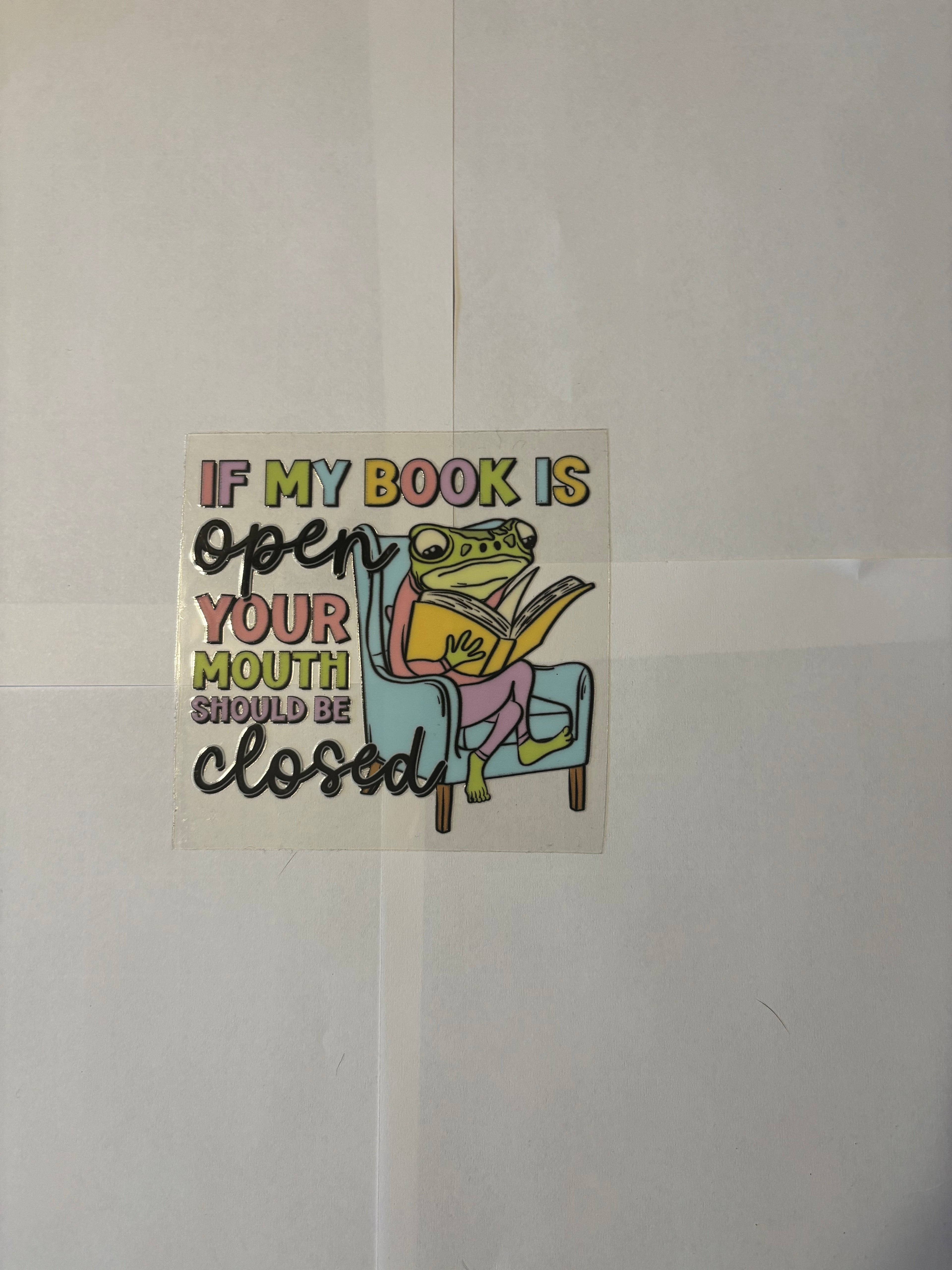 Reading Frog - DECAL