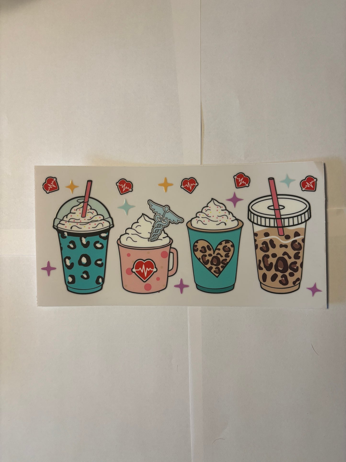 Nurse Leopard Coffee - WRAP