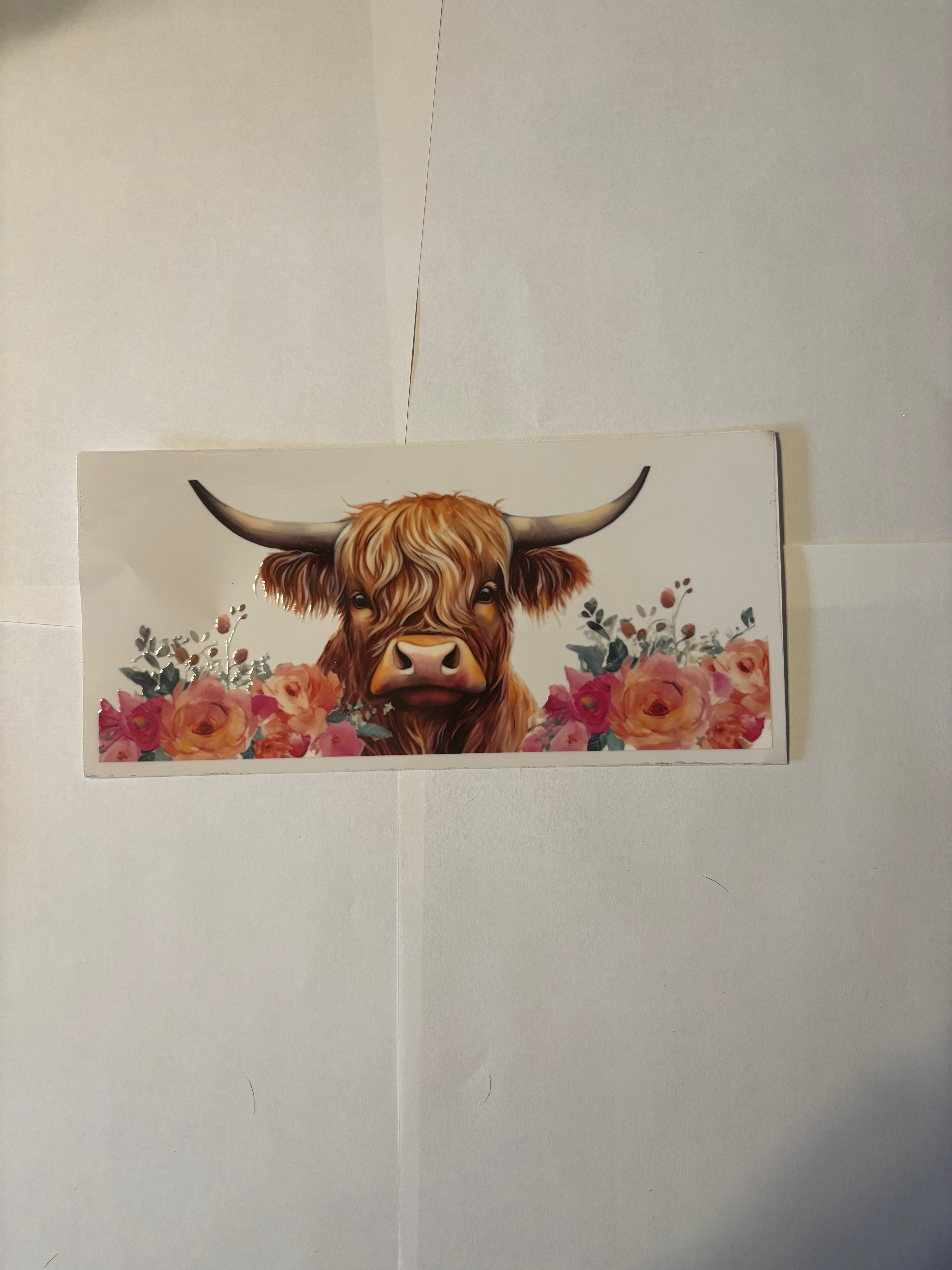 WATERCOLOR HIGHLAND COW - WRAP