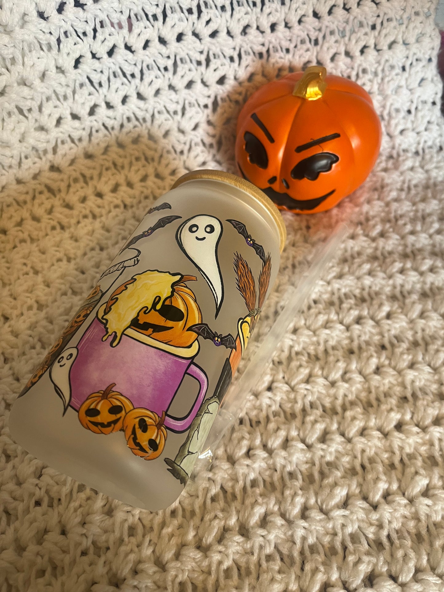 Halloween glass