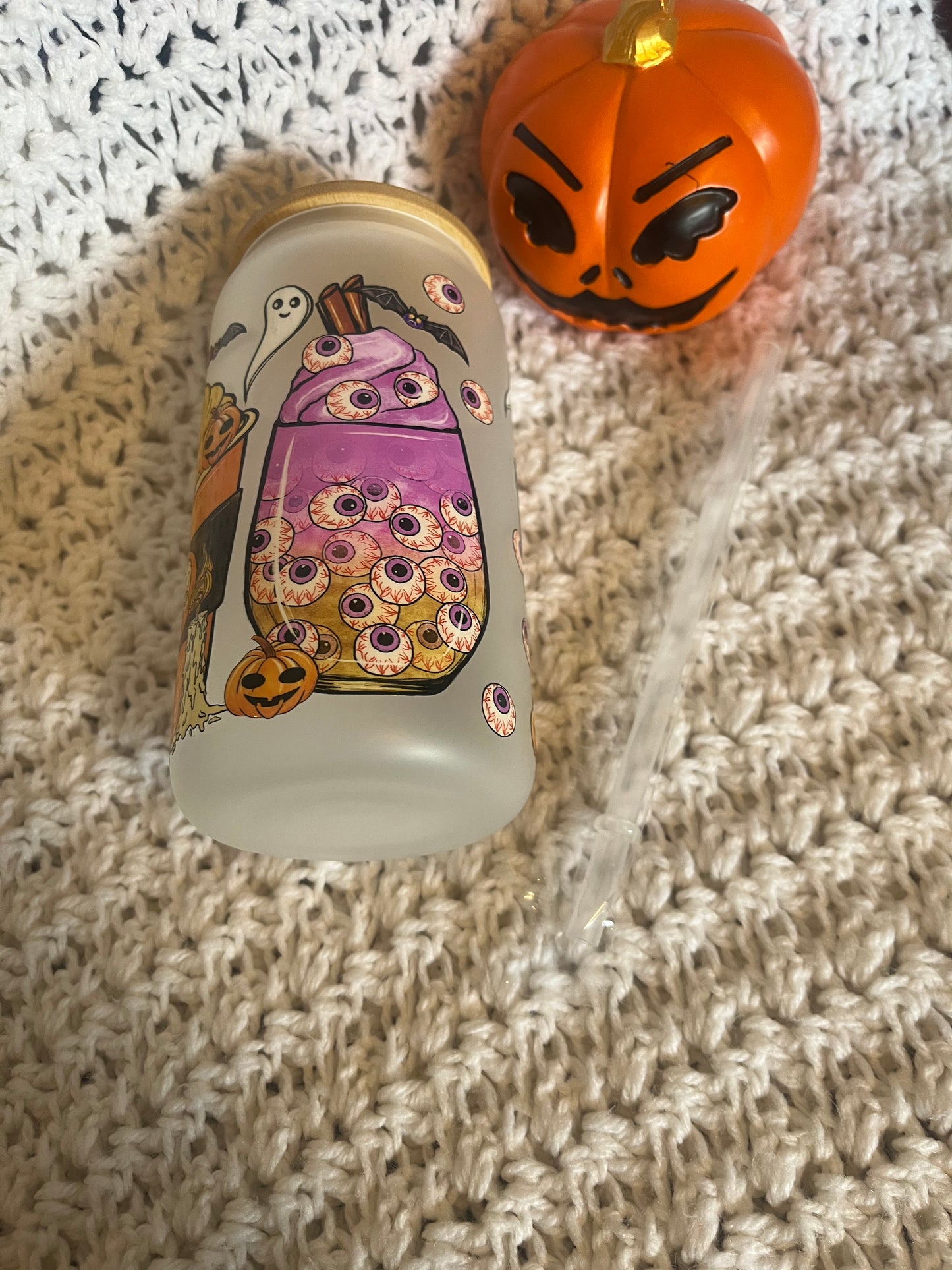 Halloween glass