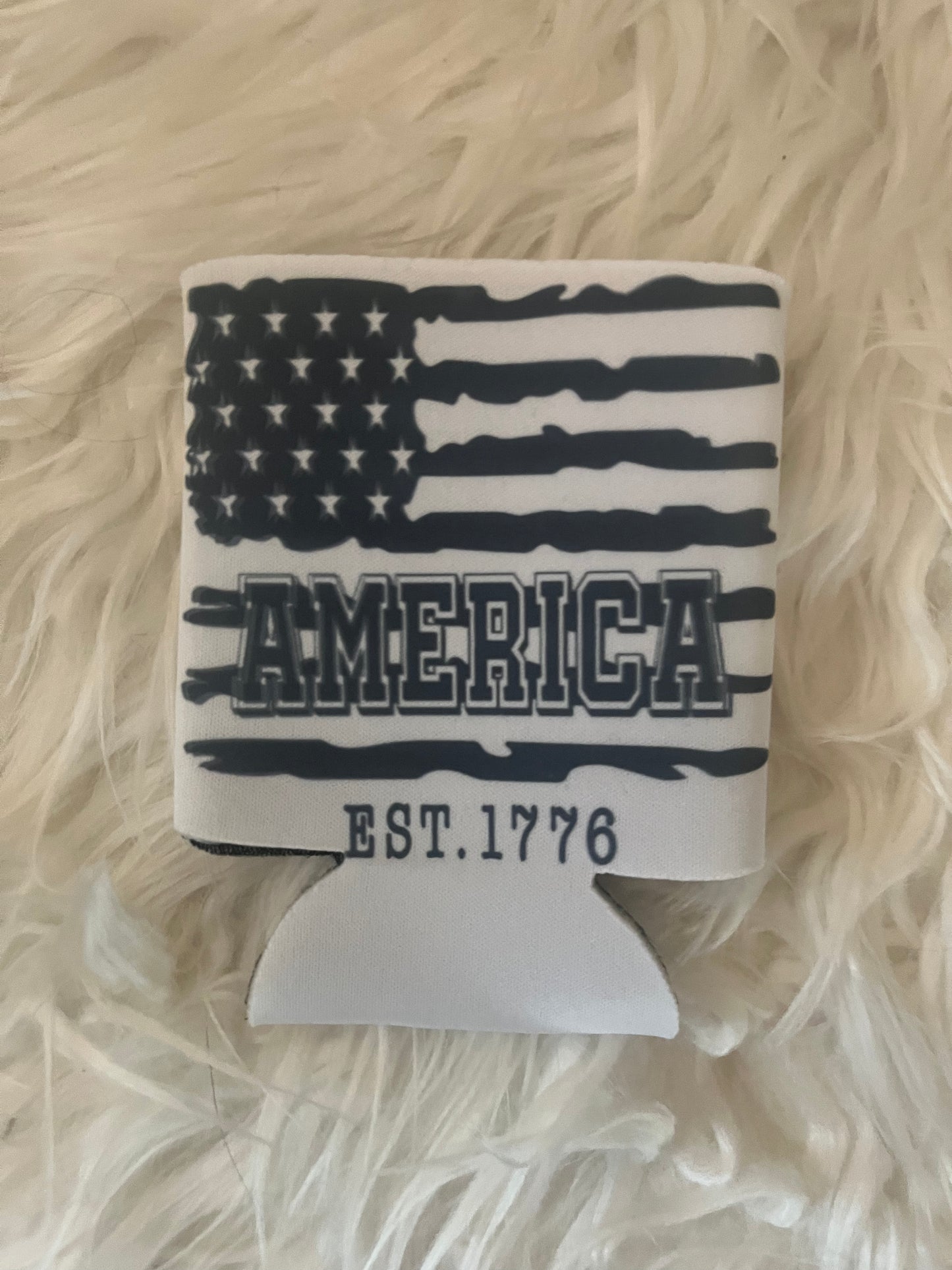 Cloth Can Koozies (4th of July)