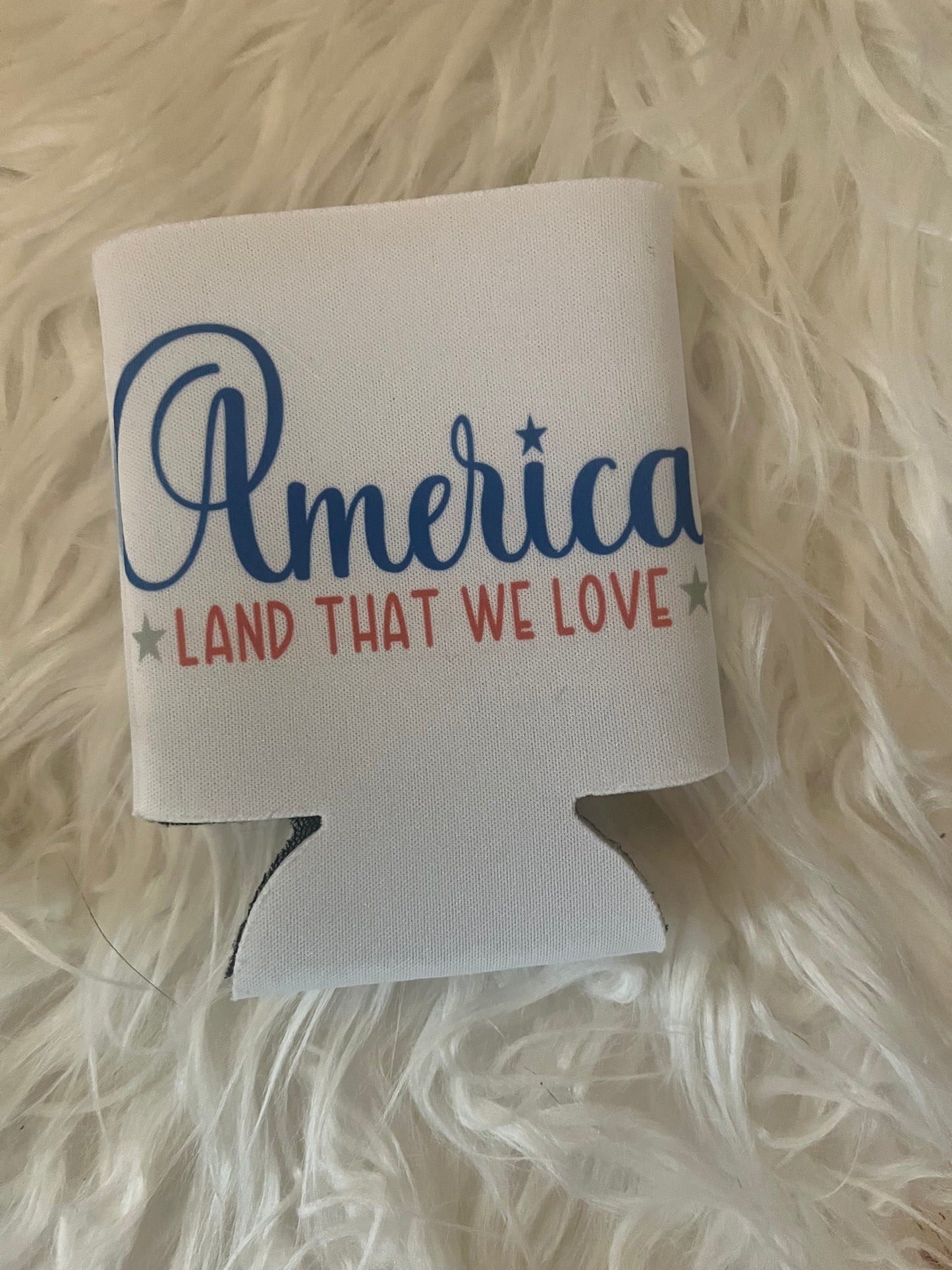 Cloth Can Koozies (4th of July)