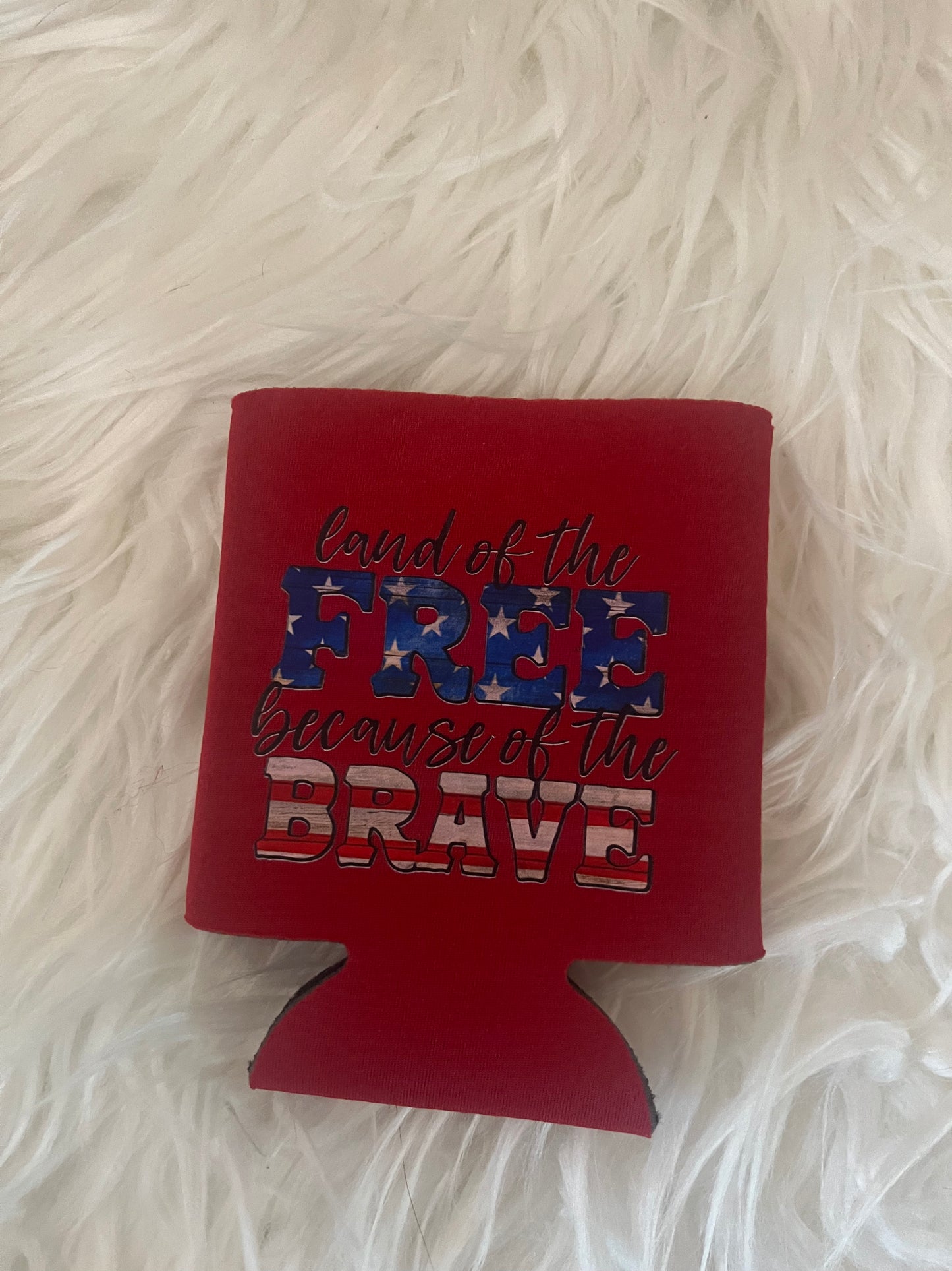 Cloth Can Koozies (4th of July)