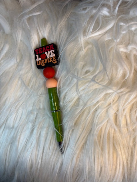 Teacher & Kindness Beaded Pens