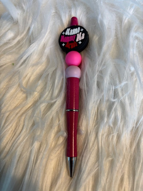 Custom Beaded Pens – Personalized Ballpoint Pen | Cute Beaded Pen Gift for Teachers, Moms & Stationery Lovers