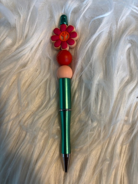 Custom Beaded Pens – Personalized Ballpoint Pen | Cute Beaded Pen Gift for Teachers, Moms & Stationery Lovers