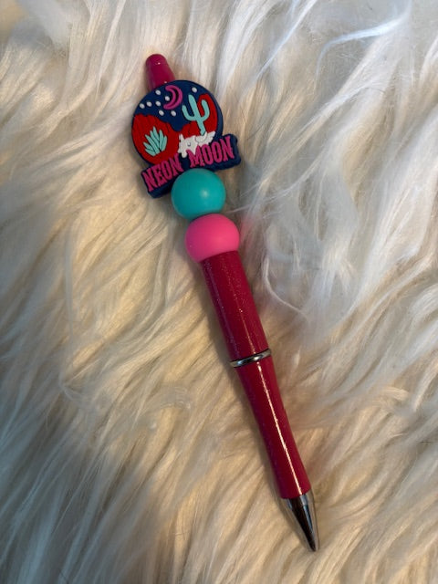 Custom Beaded Pens – Personalized Ballpoint Pen | Cute Beaded Pen Gift for Teachers, Moms & Stationery Lovers