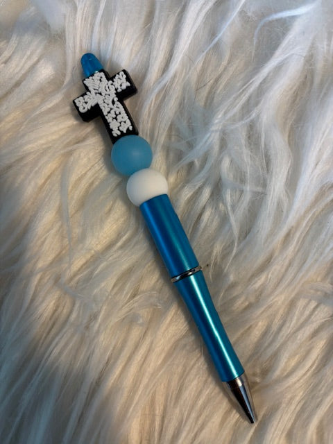 Custom Beaded Pens – Personalized Ballpoint Pen | Cute Beaded Pen Gift for Teachers, Moms & Stationery Lovers