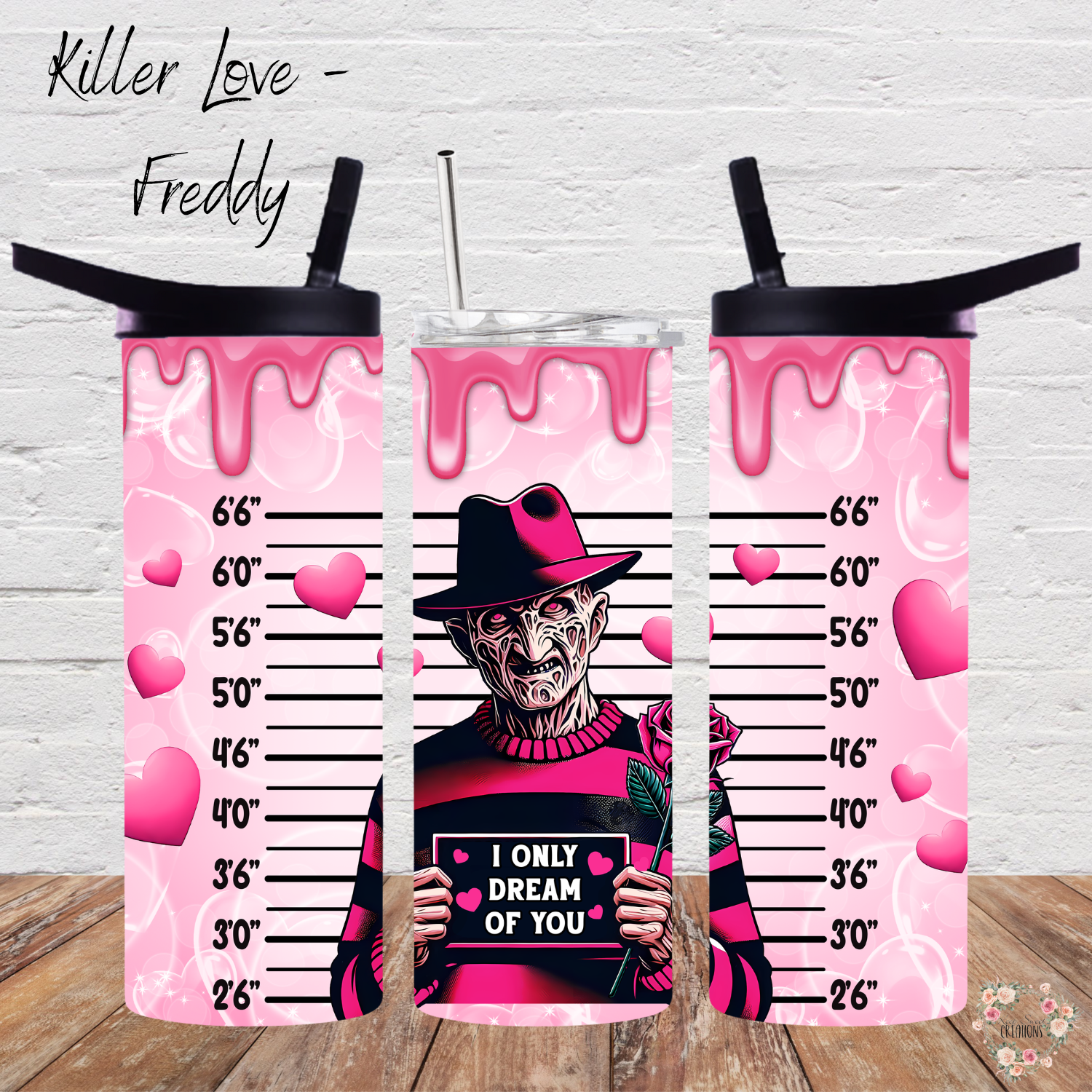 Killer Love Collection – Freddy-Inspired Tumbler