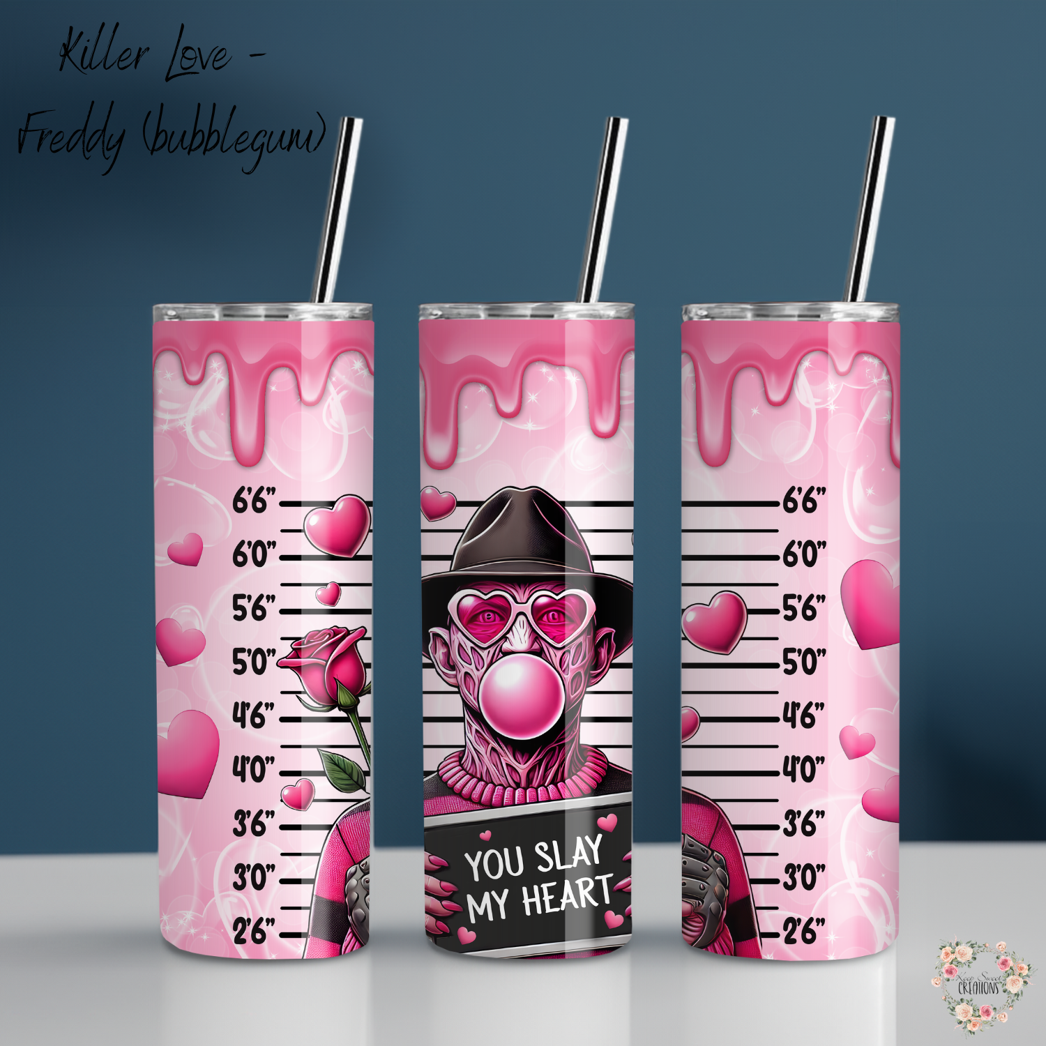 Killer Love Collection – Freddy-Inspired Tumbler