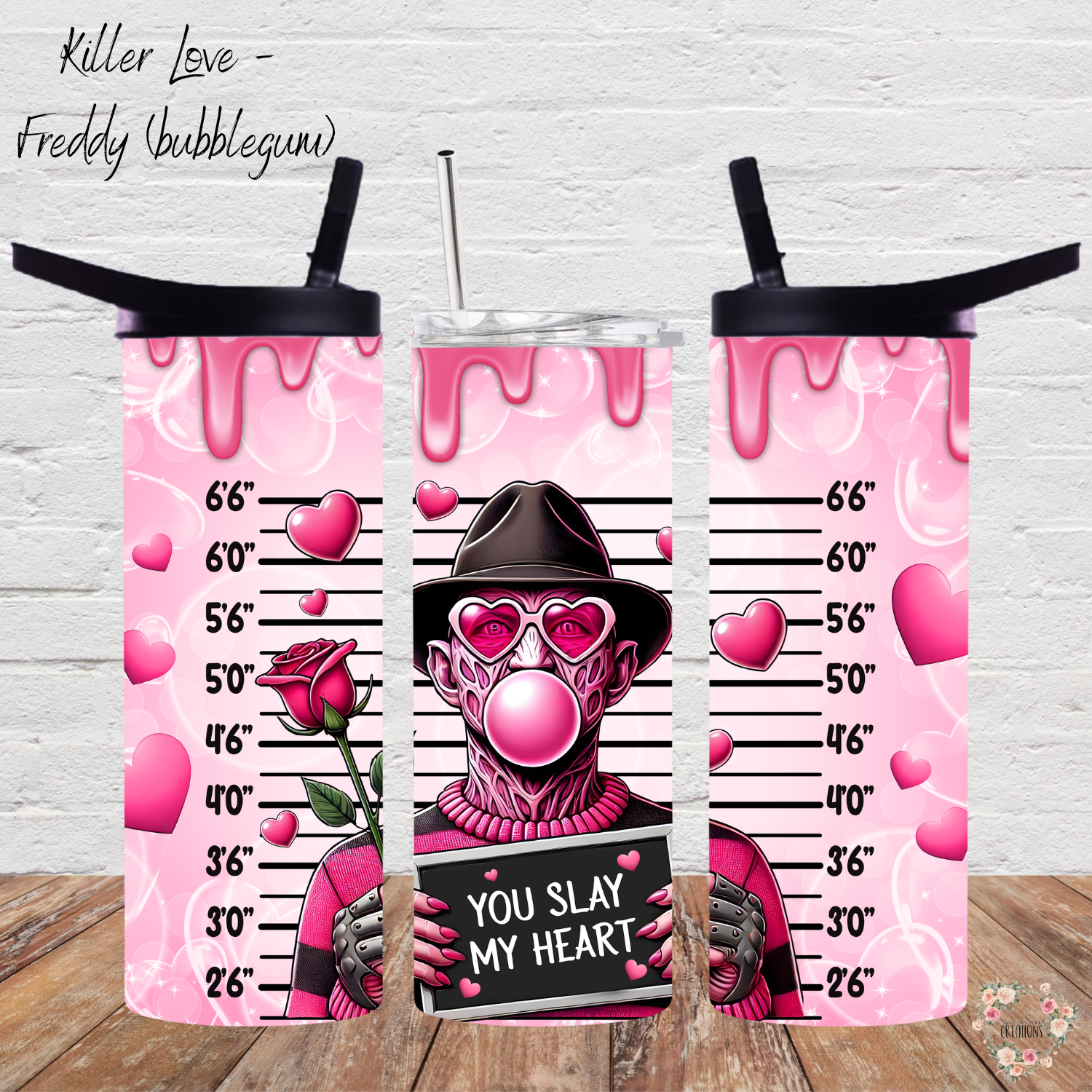 Killer Love Collection – Freddy-Inspired Tumbler