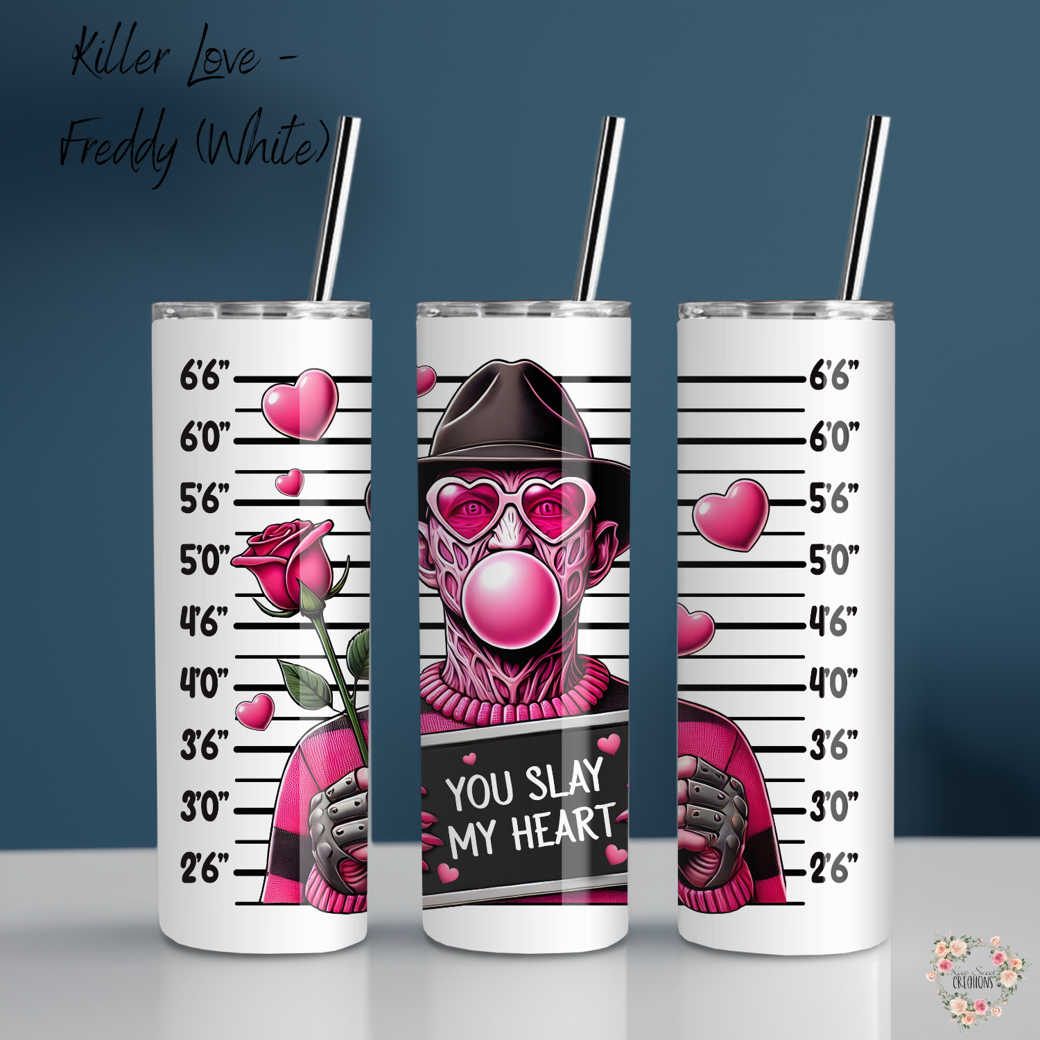 Killer Love Collection – Freddy-Inspired Tumbler