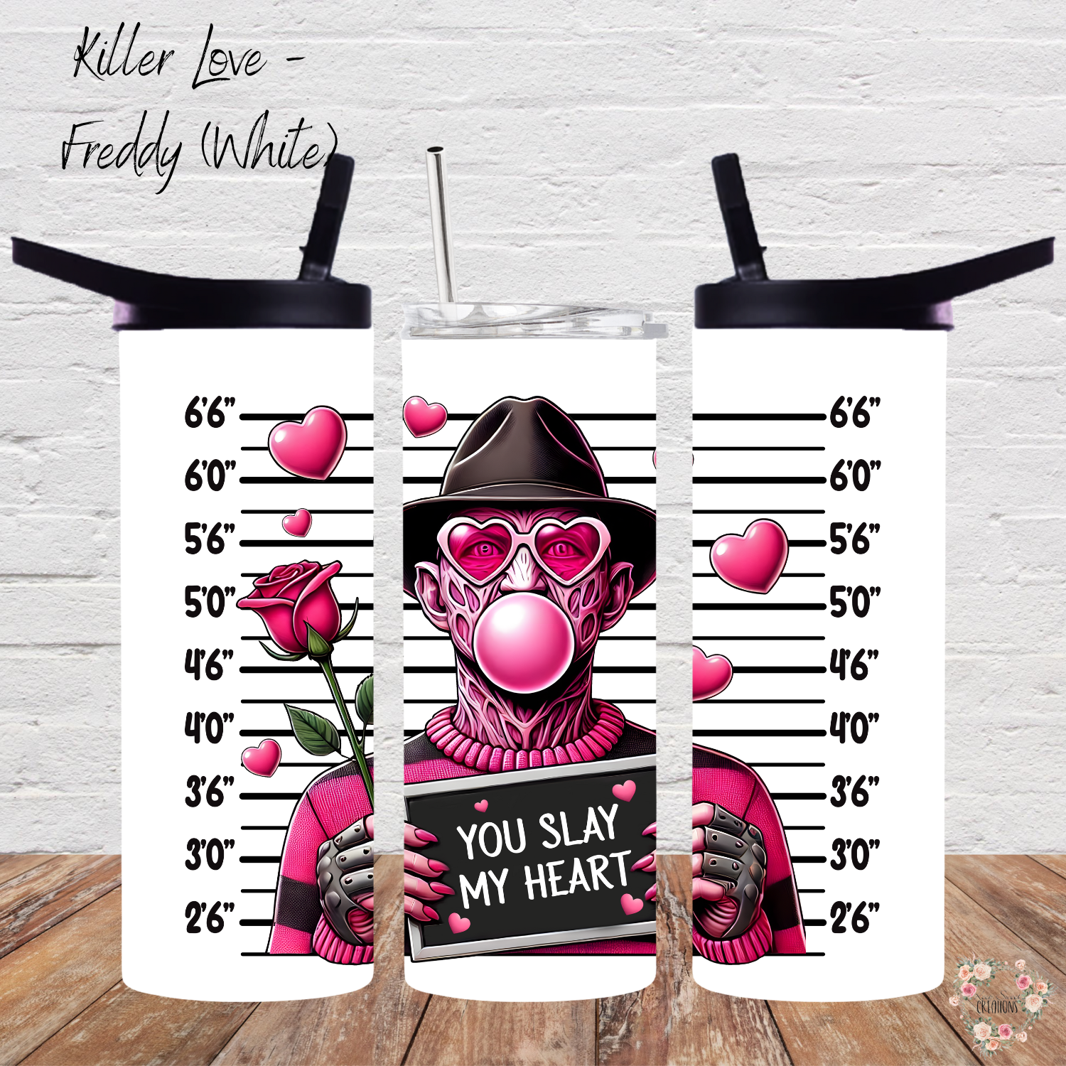 Killer Love Collection – Freddy-Inspired Tumbler