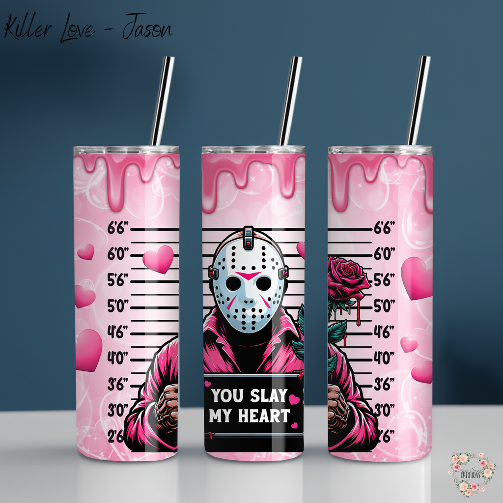 Killer Love Collection – Jason-Inspired Tumbler