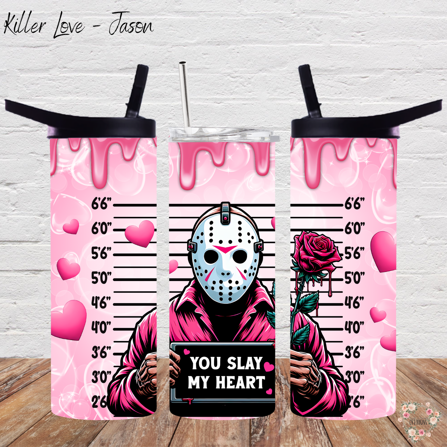 Killer Love Collection – Jason-Inspired Tumbler
