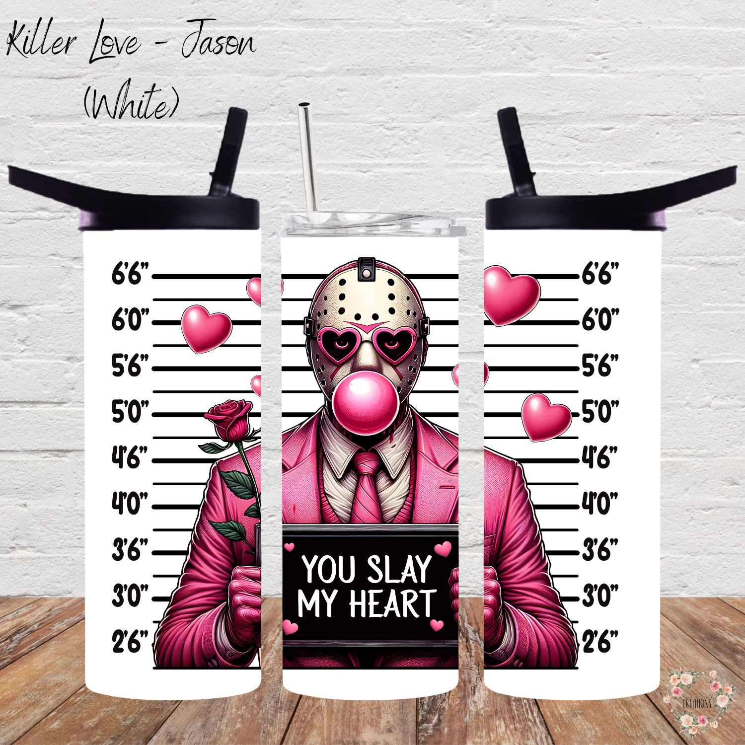 Killer Love Collection – Jason-Inspired Tumbler