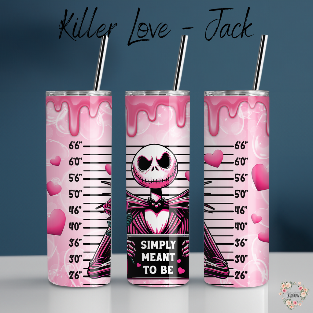 Killer Love Collection - Jack Skellington - Inspired Tumbler