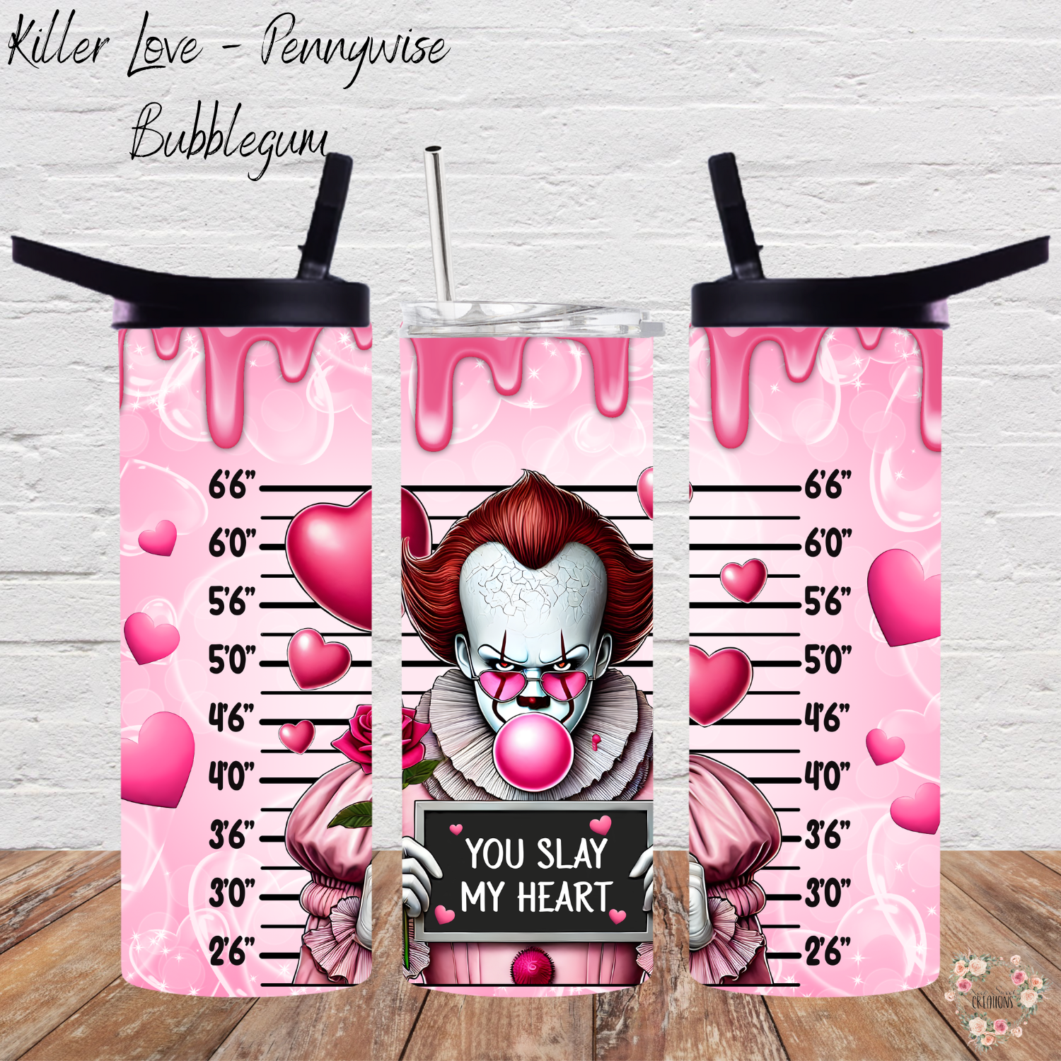 Killer Love Collection – Pennywise-Inspired Tumbler
