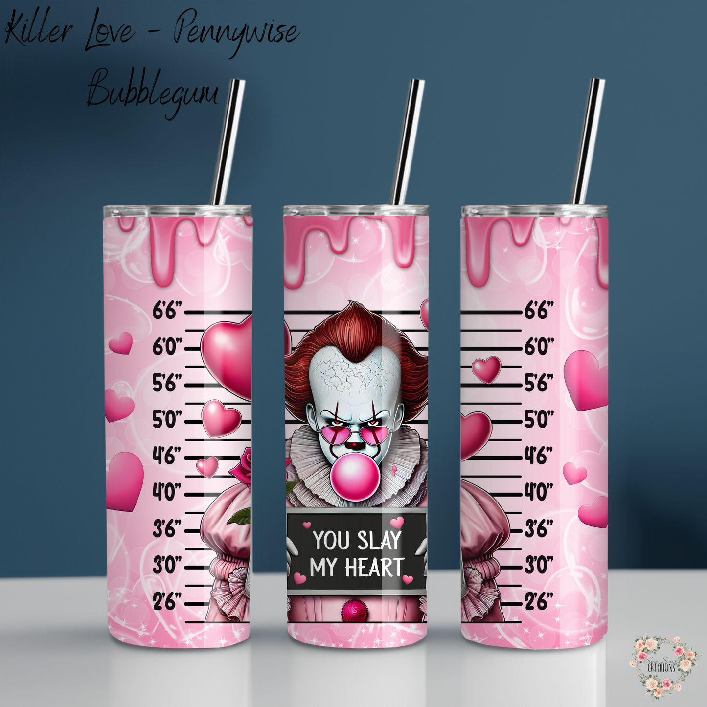 Killer Love Collection – Pennywise-Inspired Tumbler