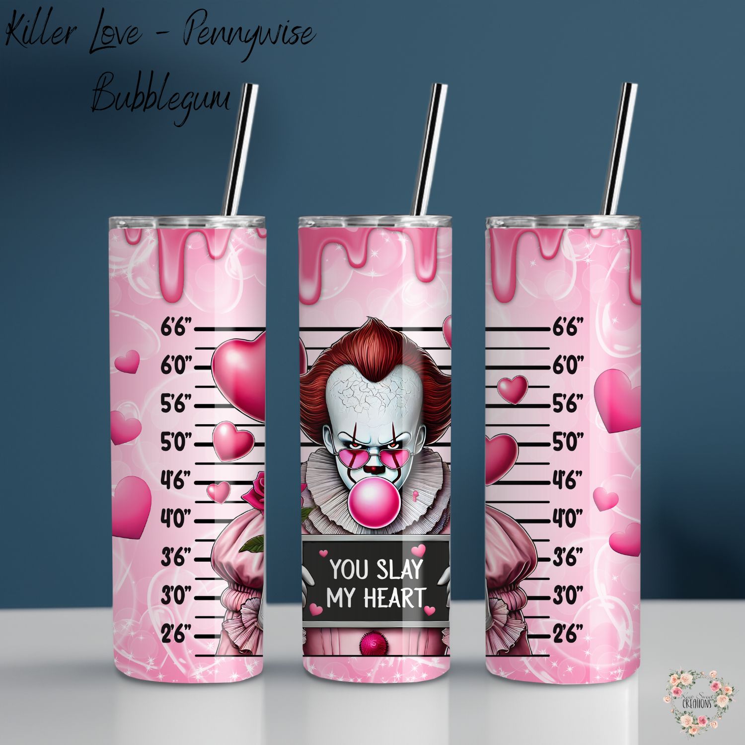 Killer Love Collection – Pennywise-Inspired Tumbler
