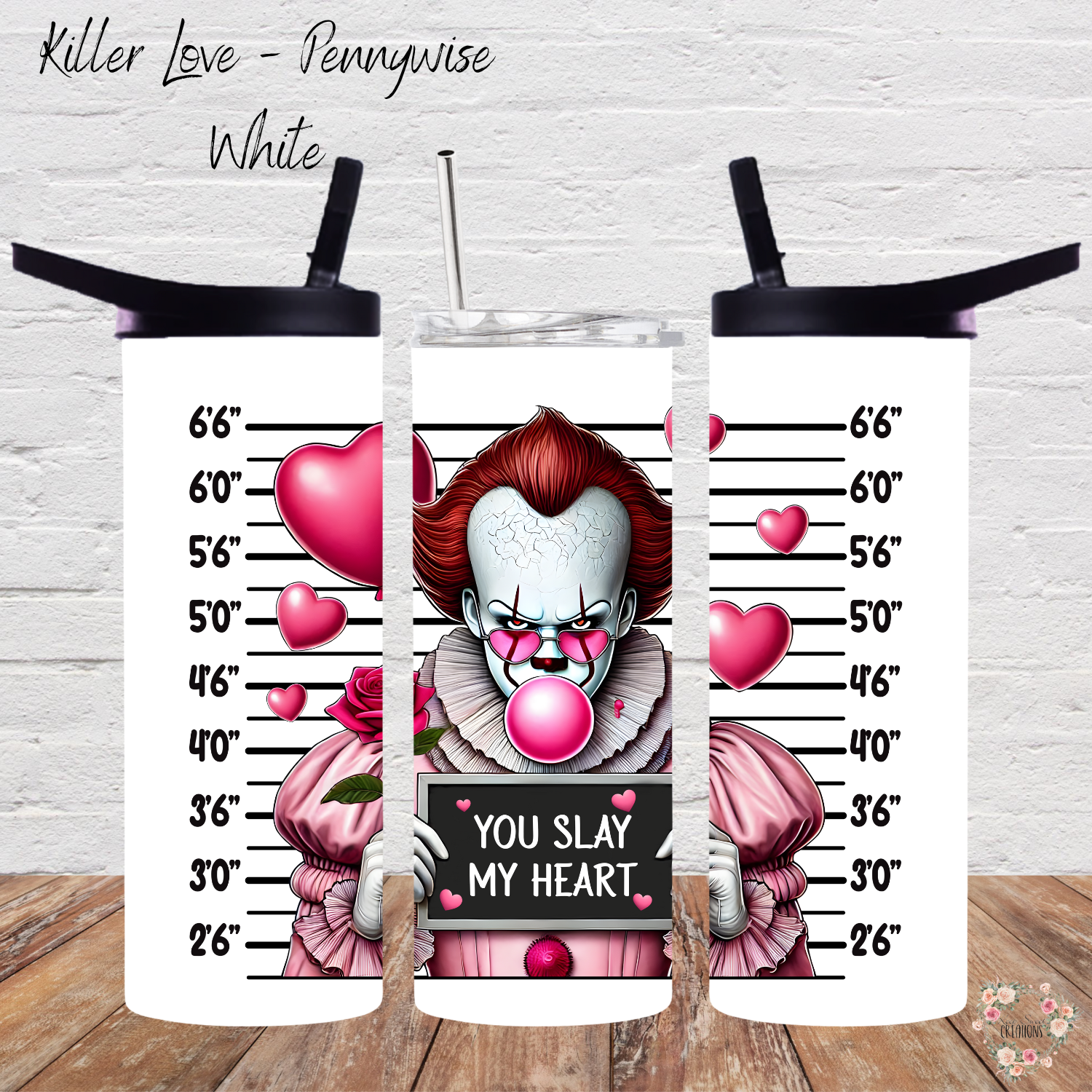 Killer Love Collection – Pennywise-Inspired Tumbler