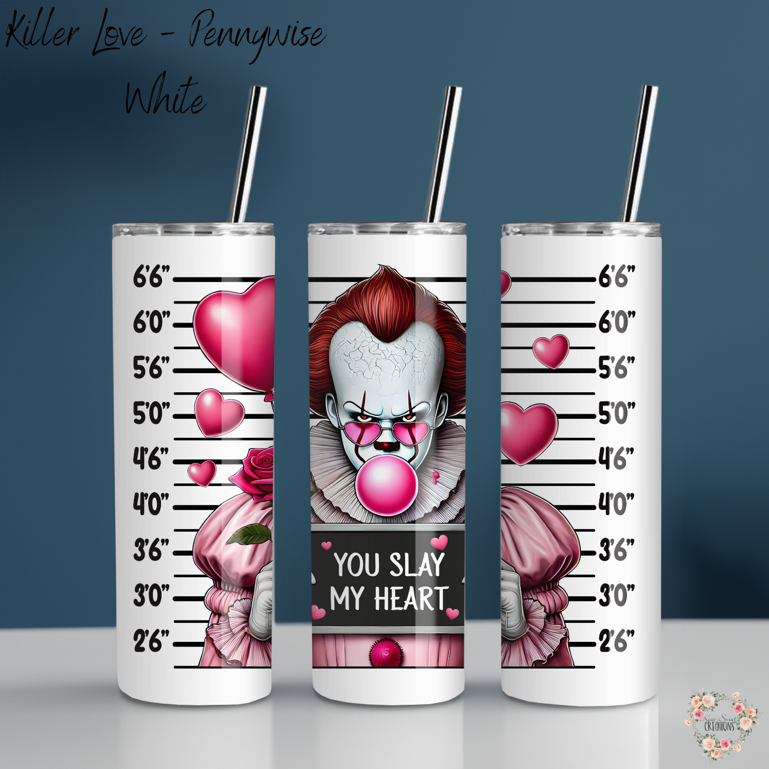 Killer Love Collection – Pennywise-Inspired Tumbler