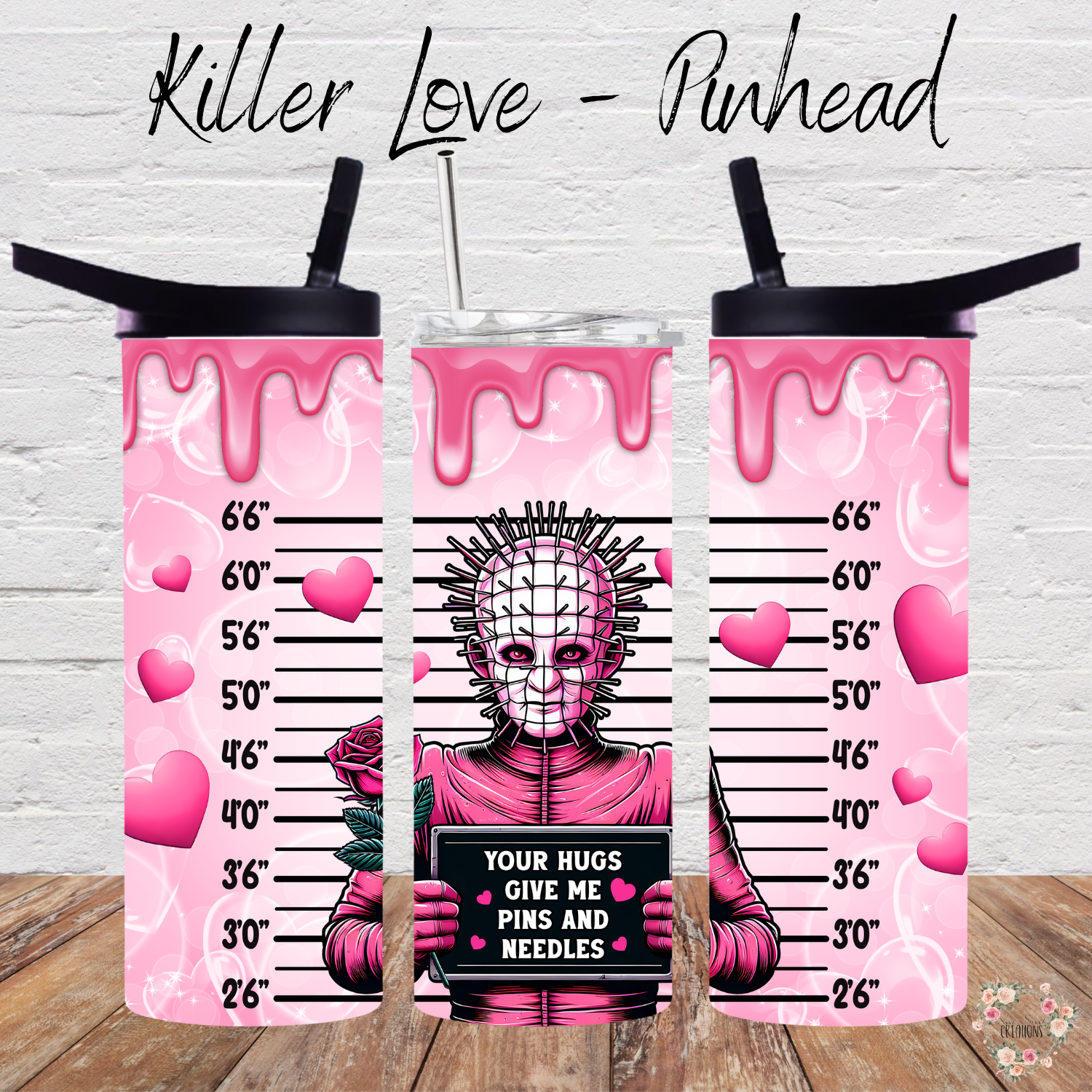Killer Love Collection - Pinhead - Inspired Tumbler
