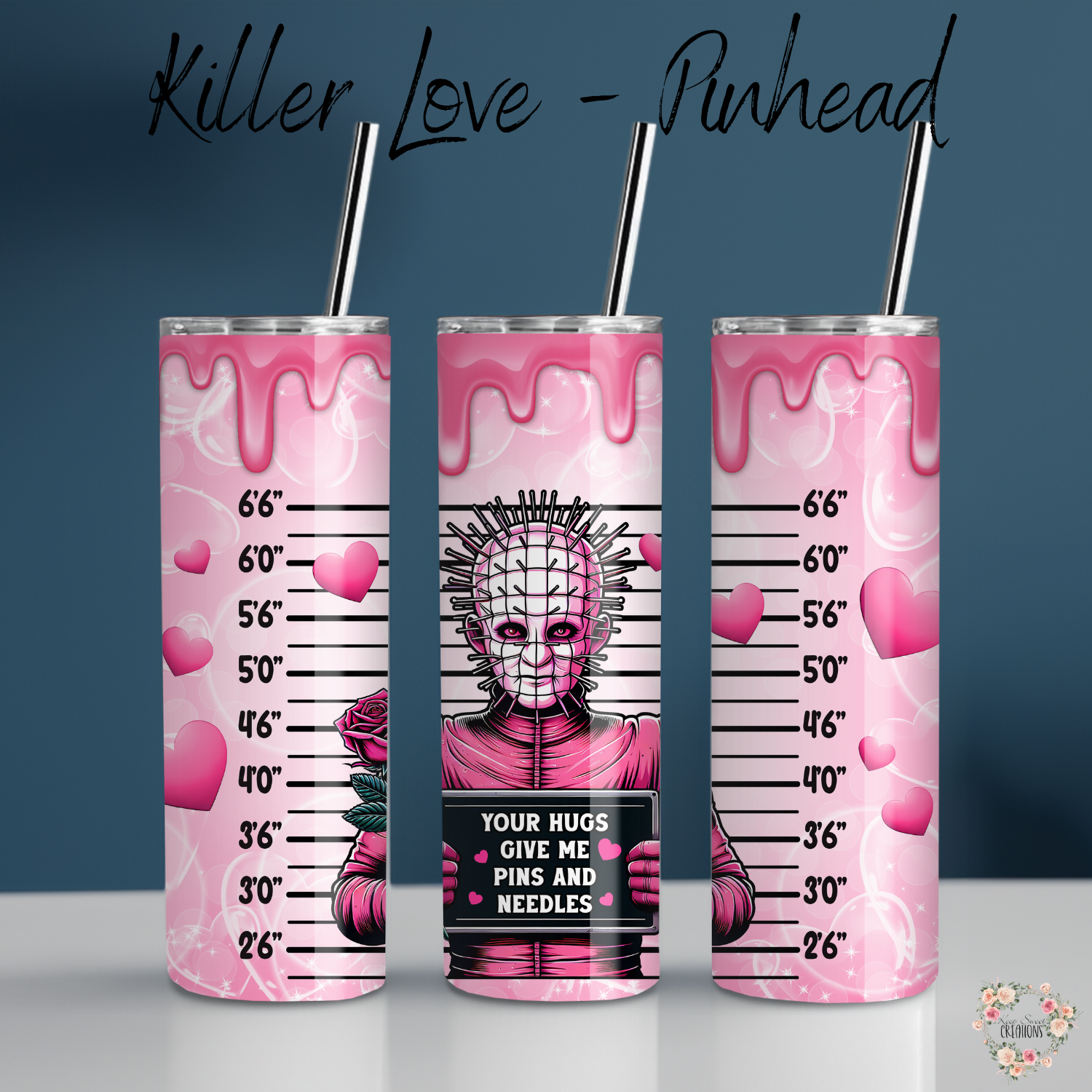 Killer Love Collection - Pinhead - Inspired Tumbler